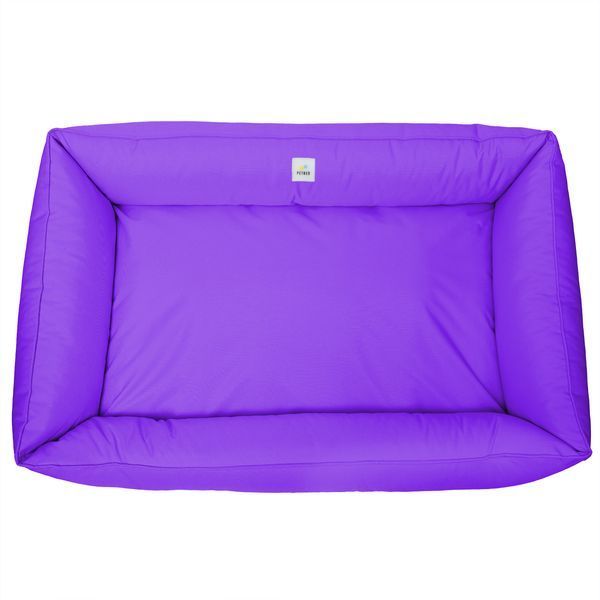 Лежанка для собак PETBED Банни 3XL 120х80см h-24см оксфорд сиреневый 11257706 фото