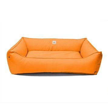 Лежанка для собак PETBED Банни 2XL 100х70см h-22см оксфорд оранжевый 11257692 фото