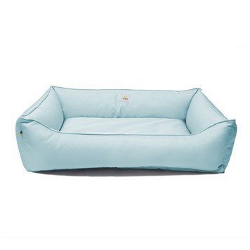 Лежанка для собак PETBED Банни 2XL 100х70см h-22см оксфорд голубой 11257693 фото
