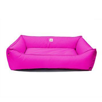 Лежанка для собак PETBED Банни 2XL 100х70см h-22см оксфорд розовый 11257694 фото