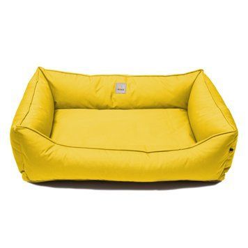 Лежанка для собак PETBED Банни XL 90х65см h-21см оксфорд желтый 11257680 фото