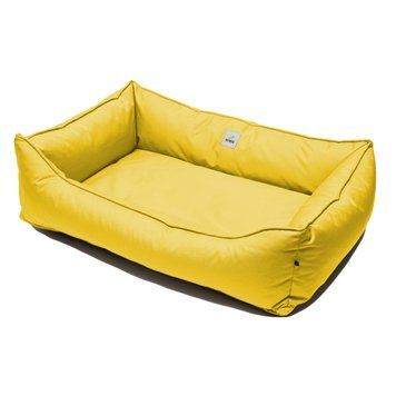 Лежанка для собак PETBED Банни XL 90х65см h-21см оксфорд желтый 11257680 фото
