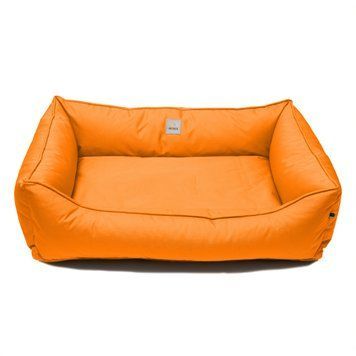 Лежанка для собак PETBED Банни XL 90х65см h-21см оксфорд оранжевый 11257681 фото