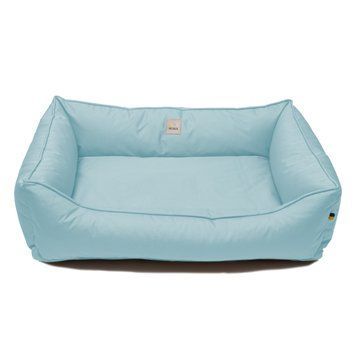 Лежанка для собак PETBED Банни XL 90х65см h-21см оксфорд голубой 11257682 фото