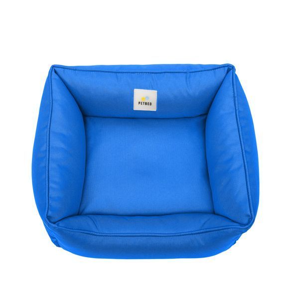 Лежак для котів PETBED Банні XS 50х45см h-15см оксфорд синій 112576359 фото