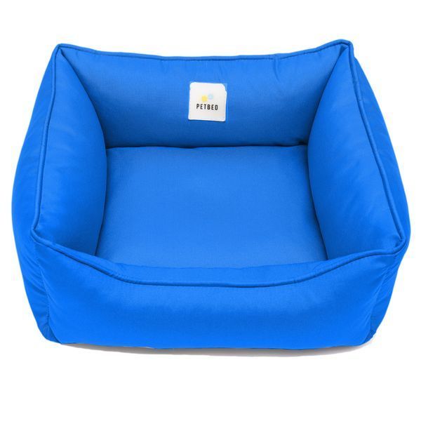 Лежак для котів PETBED Банні XS 50х45см h-15см оксфорд синій 112576359 фото