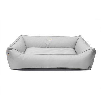 Лежанка для собак PETBED Банни 2XL 100х70см h-22см оксфорд серый 11257687 фото