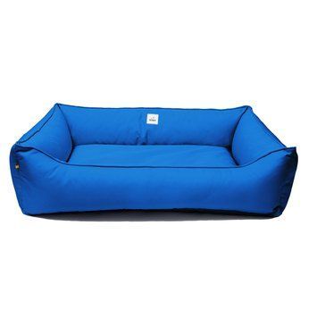 Лежак для собак PETBED Банні 2XL 100х70см h-22см оксфорд синій 11257690 фото