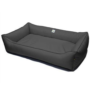 Лежанка для собак PETBED Банни 3XL 120х80см h-24см оксфорд темно-серый 11257699 фото