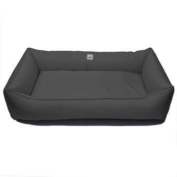 Лежанка для собак PETBED Банни 3XL 120х80см h-24см оксфорд темно-серый 11257699 фото